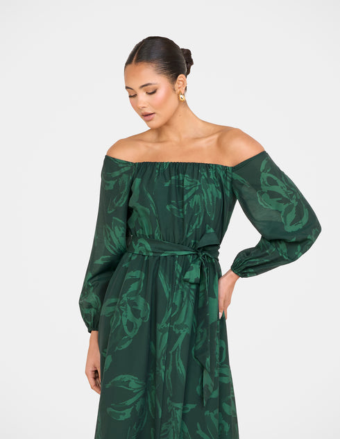 Tamra Off Shoulder Maxi Dress