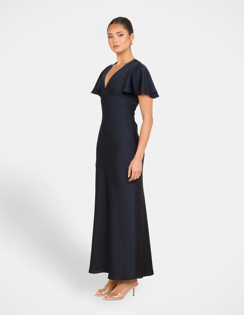 Natasia Flutter Sleeve Maxi