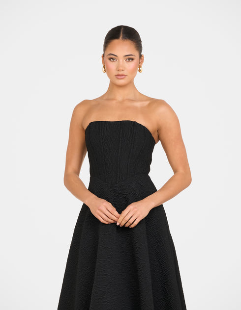 Ita Strapless Midi Dress