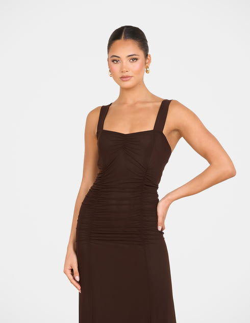 Gabrielle Straight Neck Maxi