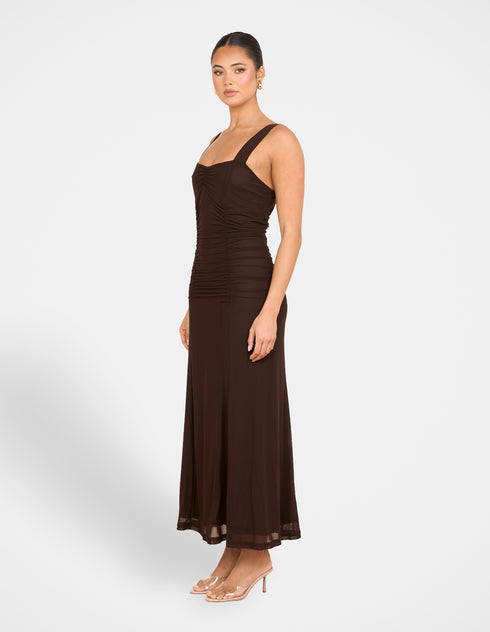Gabrielle Straight Neck Maxi