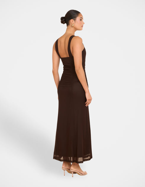 Gabrielle Straight Neck Maxi
