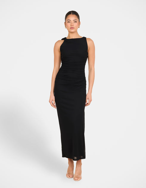 Kenny High Neck Maxi Dress