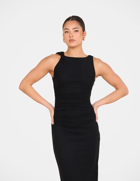 Kenny High Neck Maxi Dress