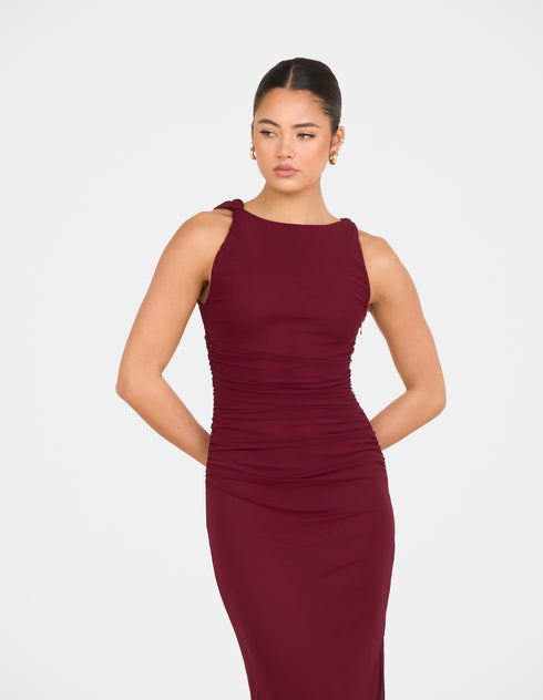 Kenny High Neck Maxi Dress