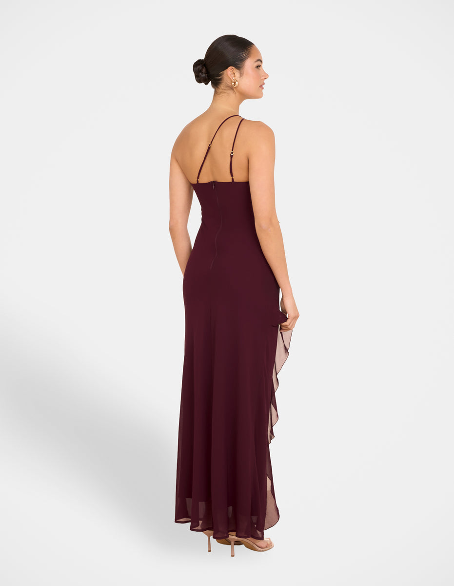 pilgrim burgundy dress
