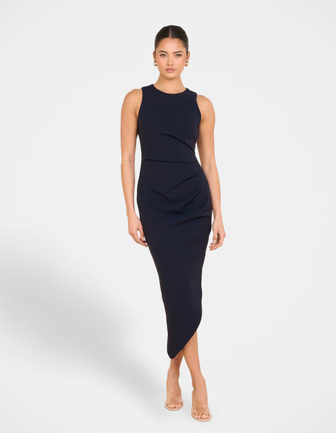 Kamika High Neck Midi Dress