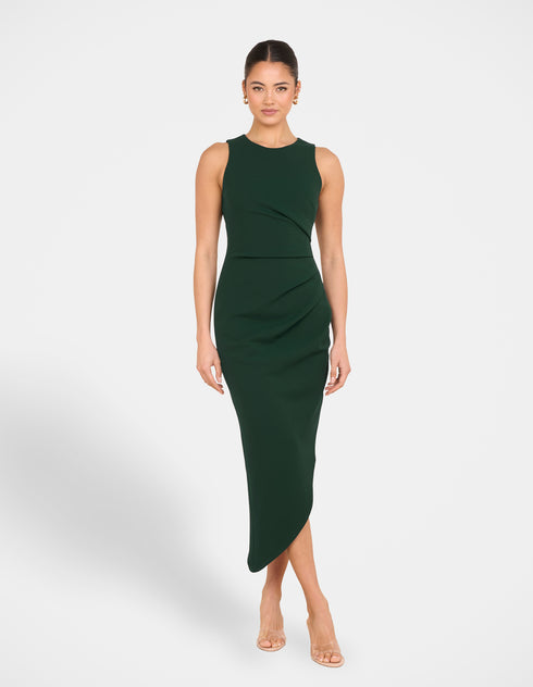 Kamika High Neck Midi Dress