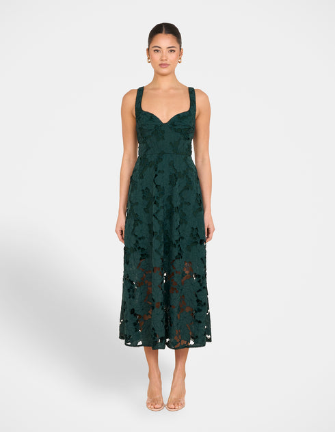 Martina Sweetheart Midi Dress