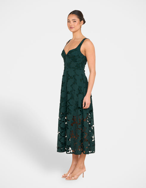 Martina Sweetheart Midi Dress