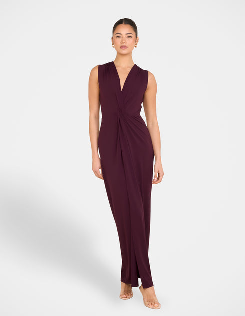 Opal Twist Front Gown