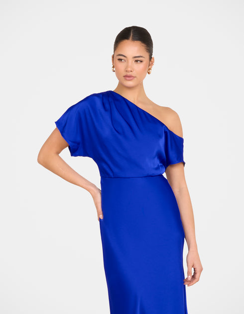 Kyler Asymmetric Neck Dress