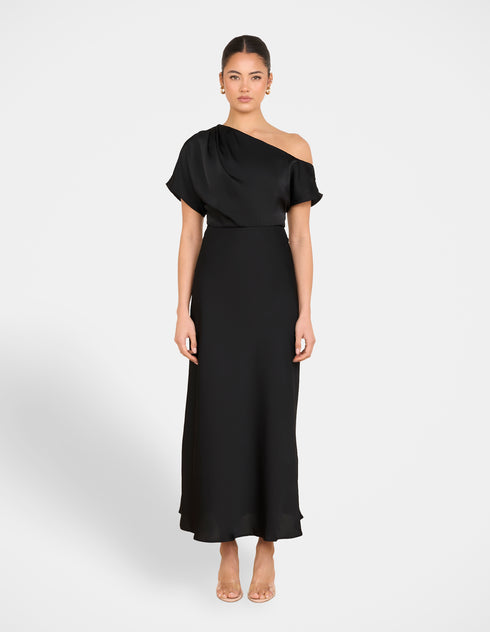 Kyler Asymmetric Neck Dress