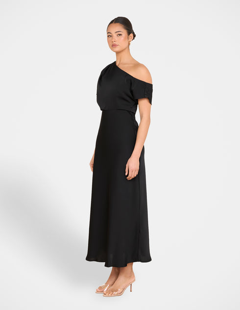 Kyler Asymmetric Neck Dress