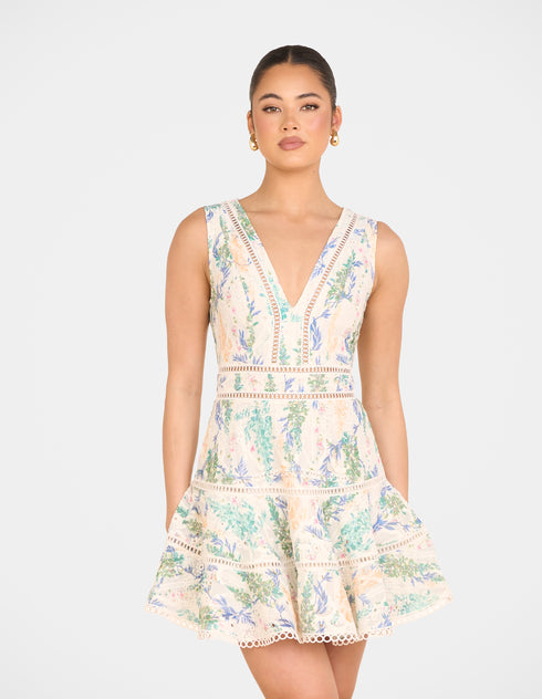 Symons Sleeveless Mini Dress