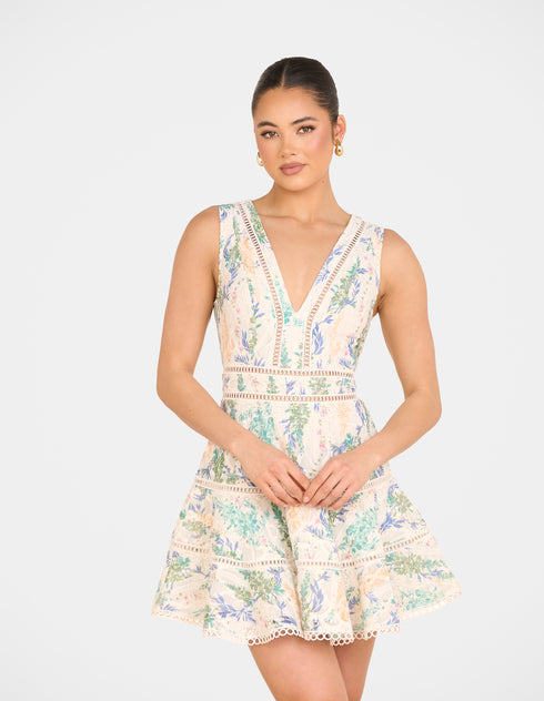 Symons Sleeveless Mini Dress