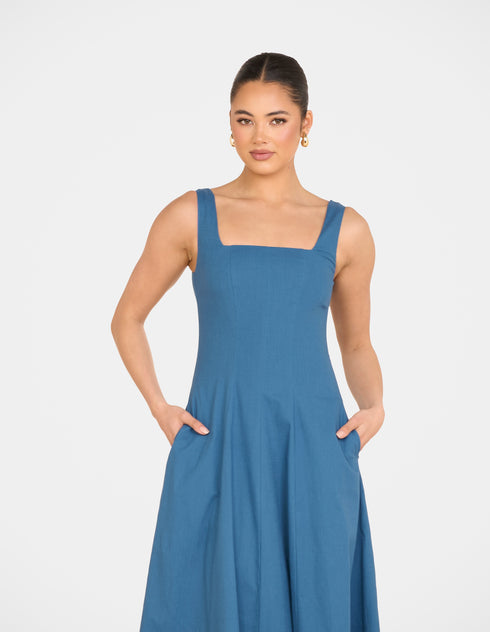 Elliot Square Neck Midi