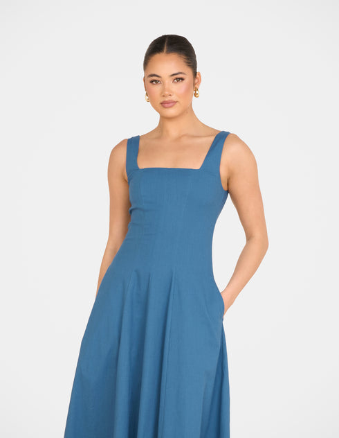 Elliot Square Neck Midi