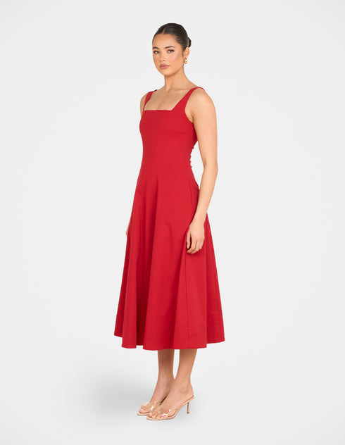 Elliot Square Neck Midi