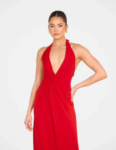 Tirelli Halter Maxi Dress