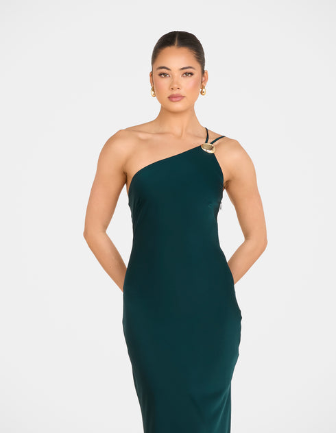 Aisha One Shoulder Maxi Dress