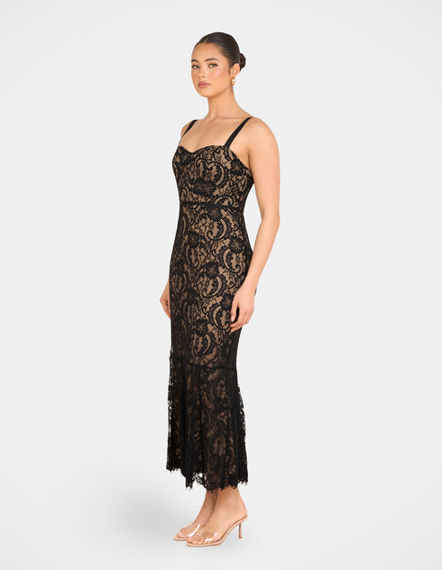 Sparacino Strappy Lace Dress