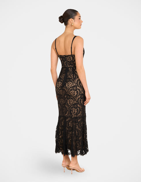 Sparacino Strappy Lace Dress