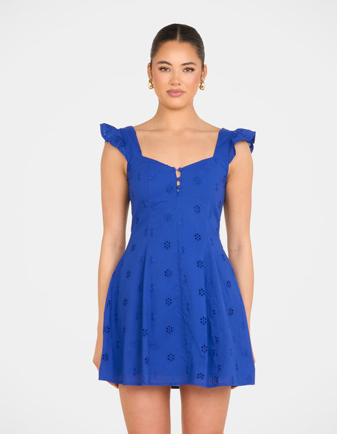 Qianna Broderie Anglaise Dress