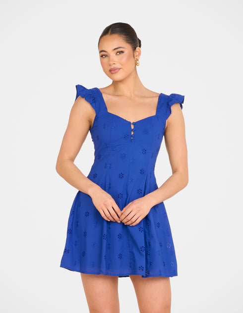 Qianna Broderie Anglaise Dress