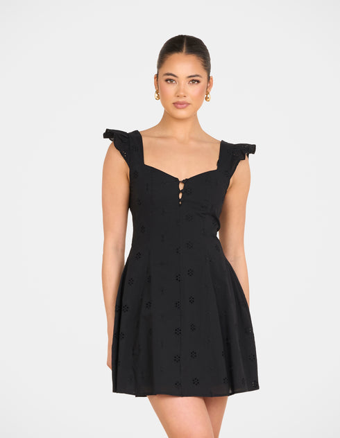 Qianna Broderie Anglaise Dress