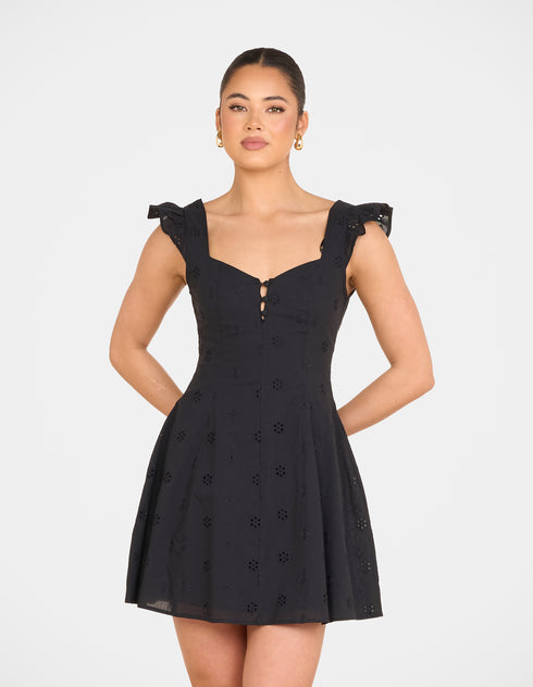 Qianna Broderie Anglaise Dress
