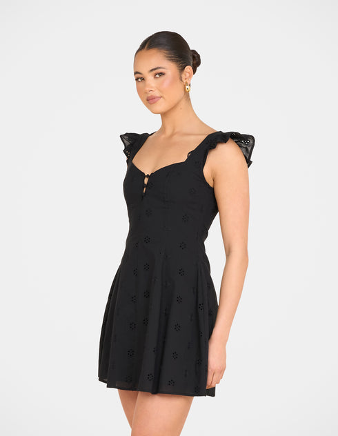 Qianna Broderie Anglaise Dress