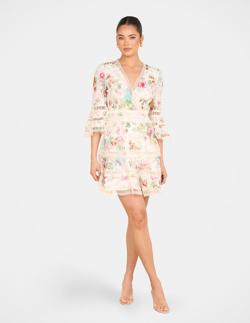 Rory Wrap Front Mini Dress
