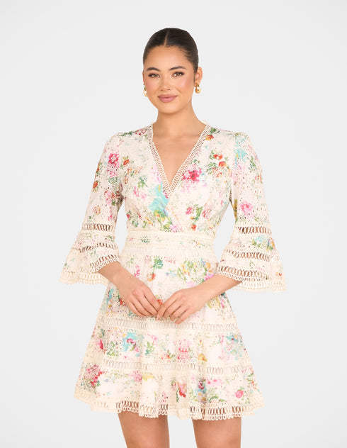 Rory Wrap Front Mini Dress