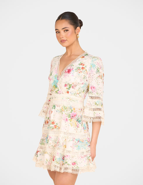 Rory Wrap Front Mini Dress