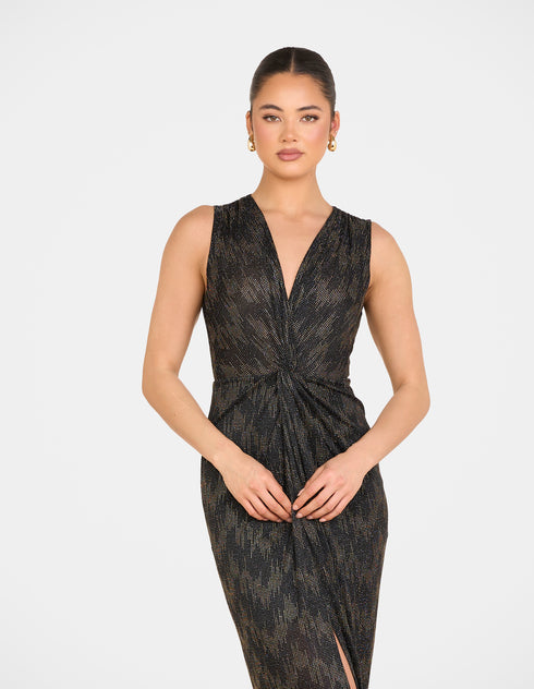 Laurentian V-neck Gown