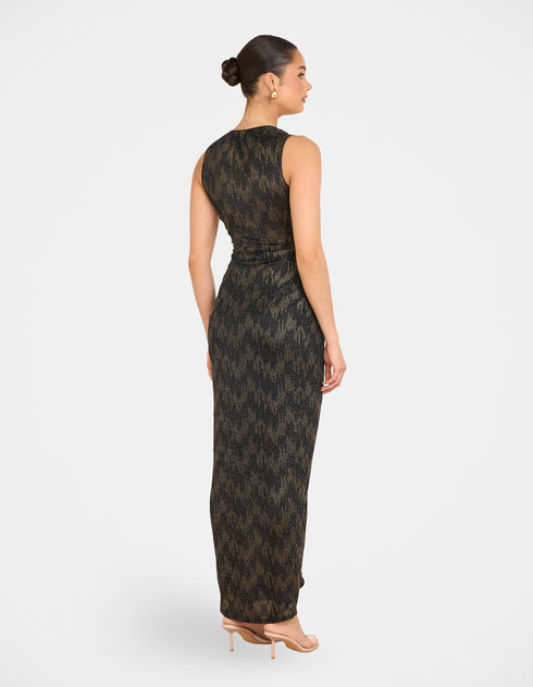 Laurentian V-neck Gown