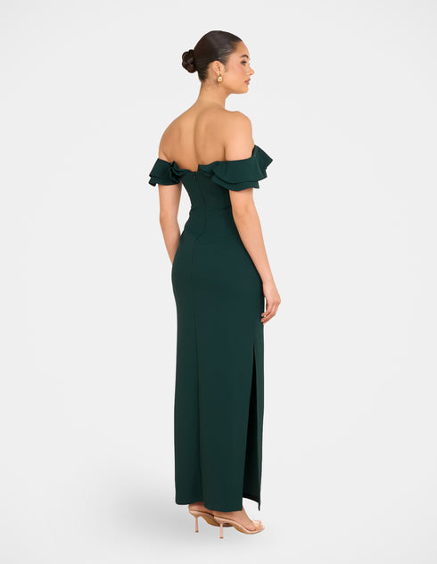 Izabel Double Ruffle Gown