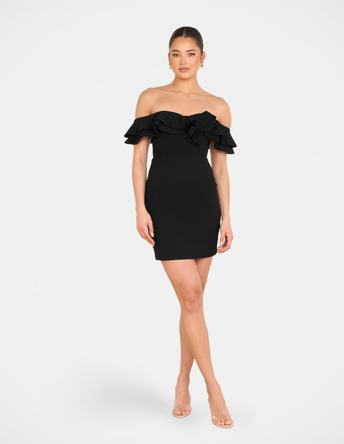 Iris Double Ruffle Mini Dress