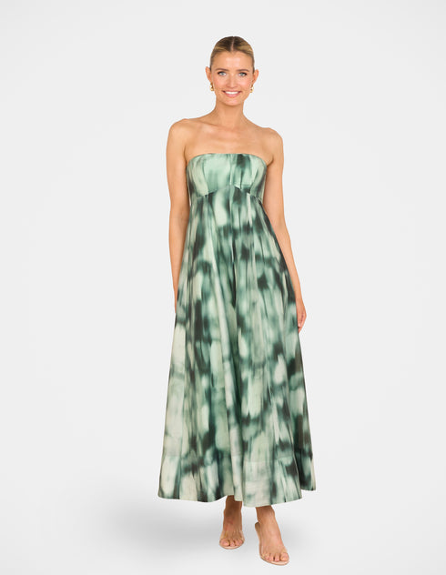 Zoela Strapless Maxi Dress