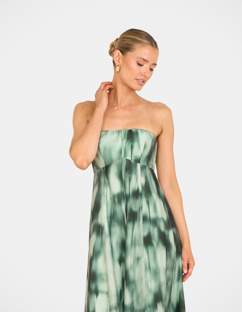 Zoela Strapless Maxi Dress