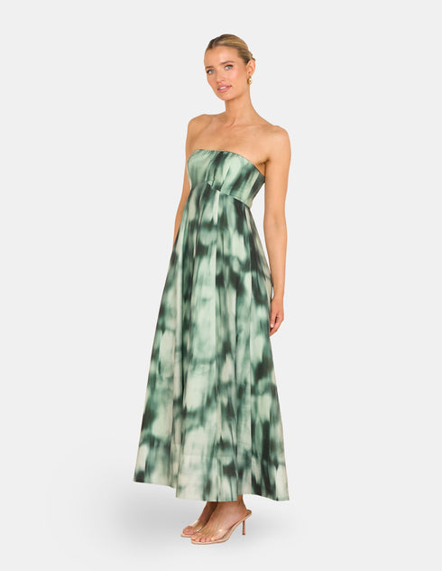 Zoela Strapless Maxi Dress
