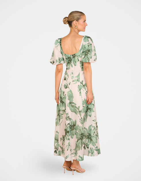 Bev Puff Sleeve Maxi Dress