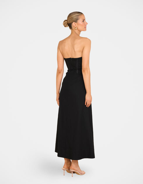 Yaris Strapless Maxi Dress