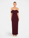 Drea Off Shoulder Column Gown