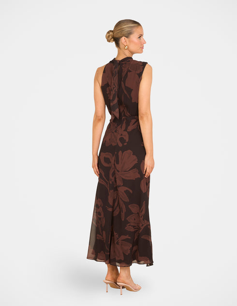 Nillie High Neck Maxi Dress