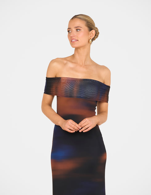 Franc Off Shoulder Maxi Dress