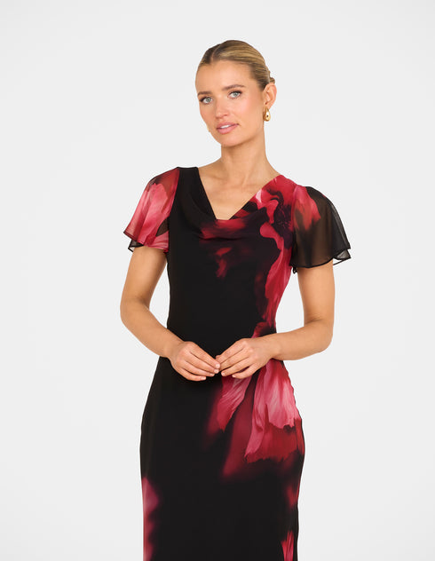 Harlow Cowl Neck Maxi Dress