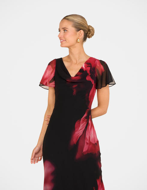 Harlow Cowl Neck Maxi Dress