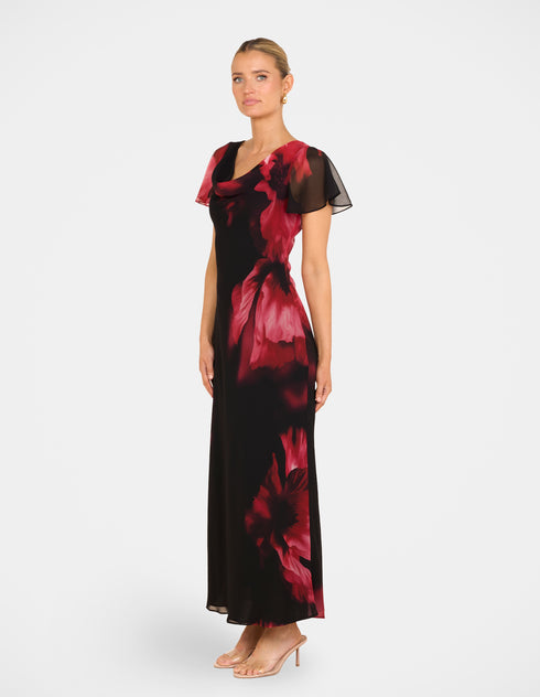 Harlow Cowl Neck Maxi Dress
